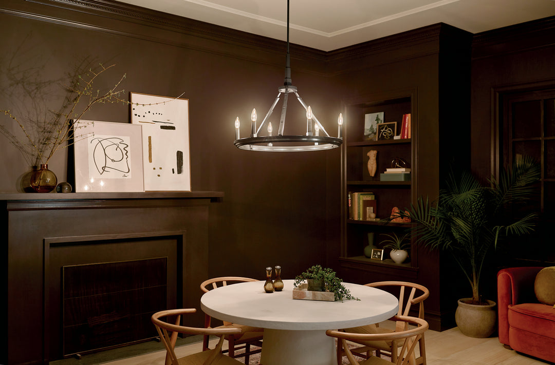 Kichler Canada - 52420BK - Six Light Chandelier - Emmala - Black