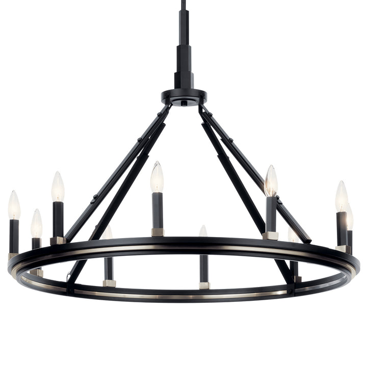 Kichler Canada - 52421BK - Ten Light Chandelier - Emmala - Black
