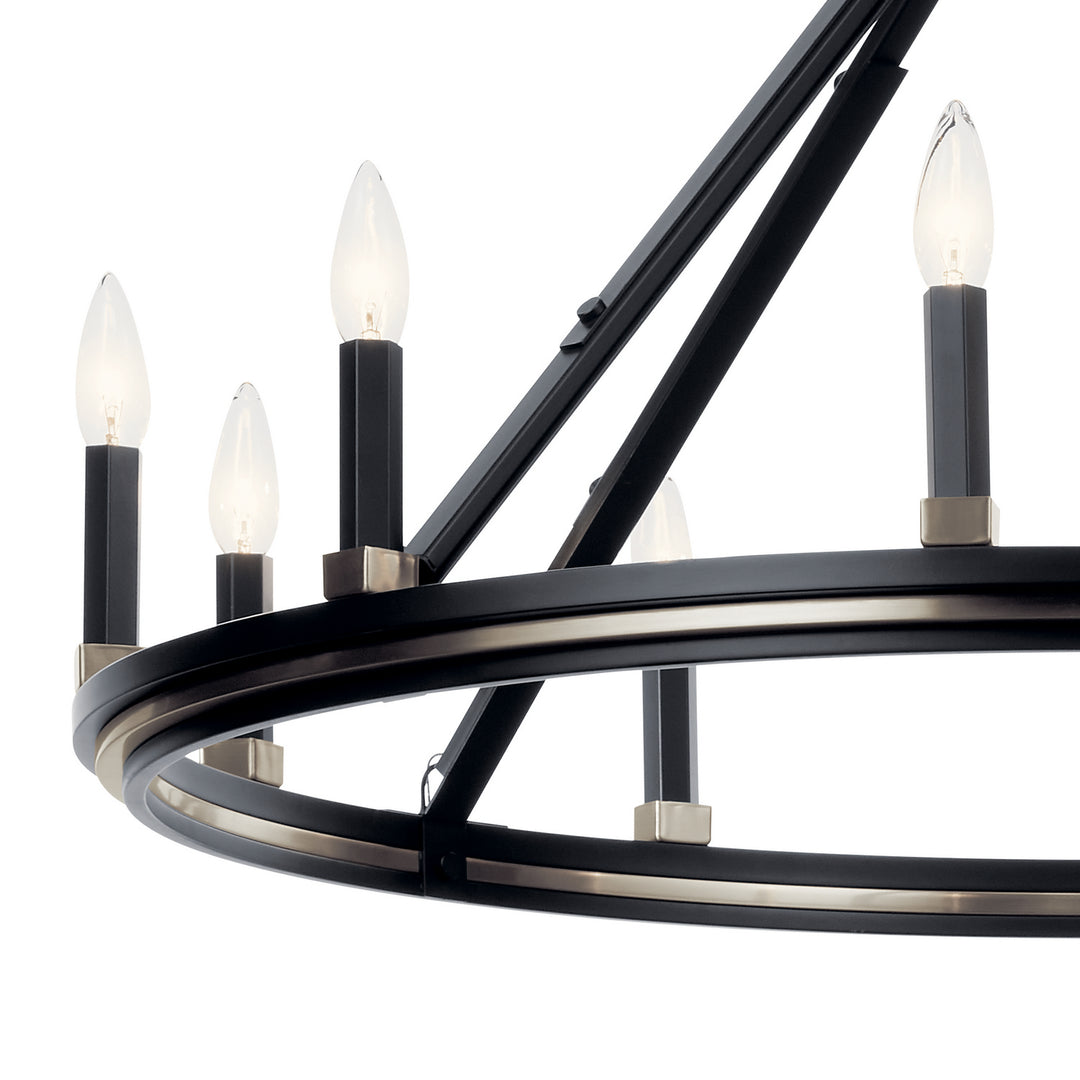 Kichler Canada - 52421BK - Ten Light Chandelier - Emmala - Black