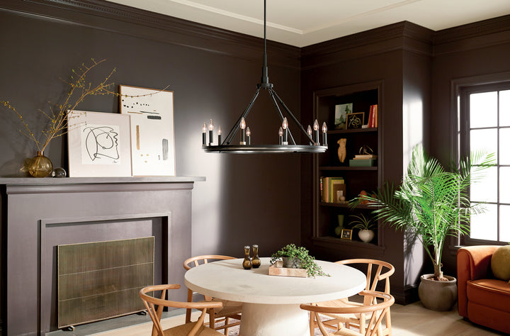 Kichler Canada - 52421BK - Ten Light Chandelier - Emmala - Black