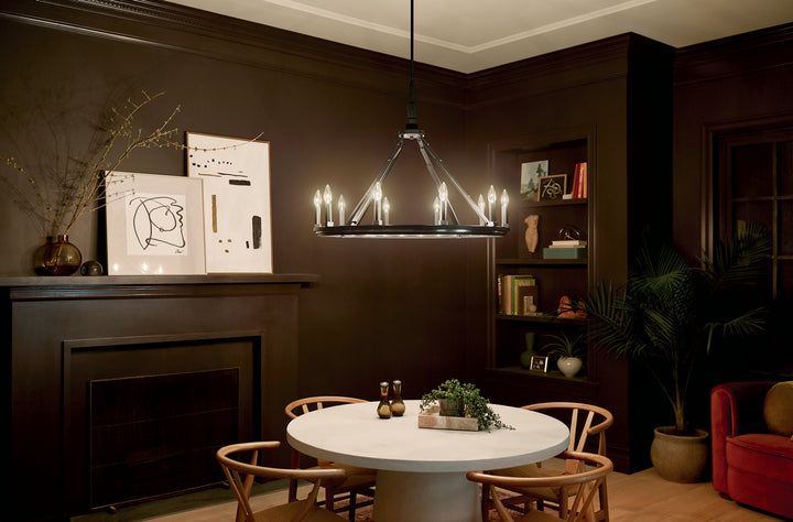 Kichler Canada - 52421BK - Ten Light Chandelier - Emmala - Black
