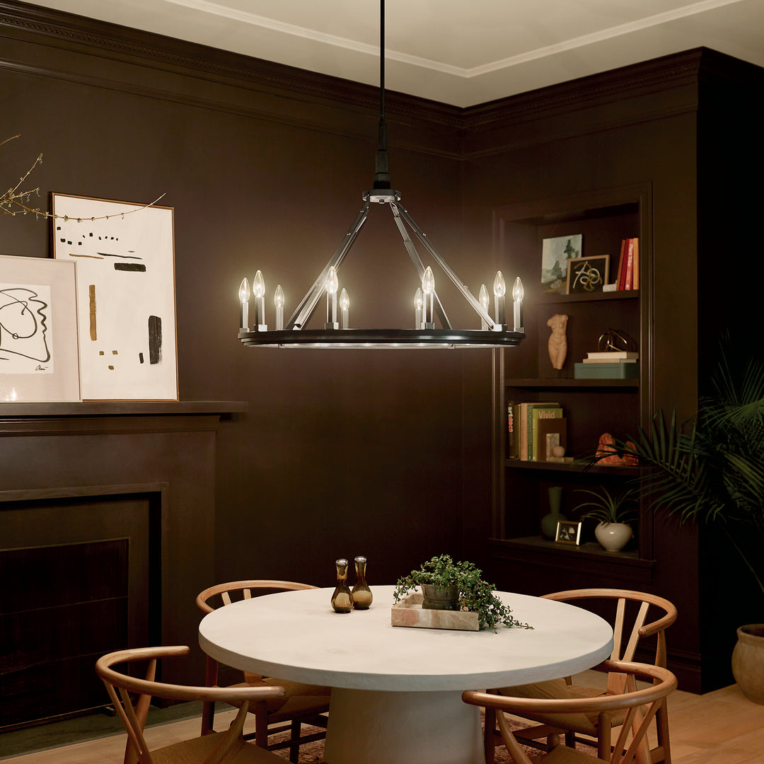 Kichler Canada - 52421BK - Ten Light Chandelier - Emmala - Black