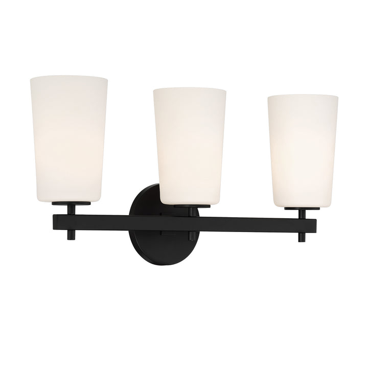 Crystorama - COL-103-BK - Three Light Wall Sconce - Colton - Black