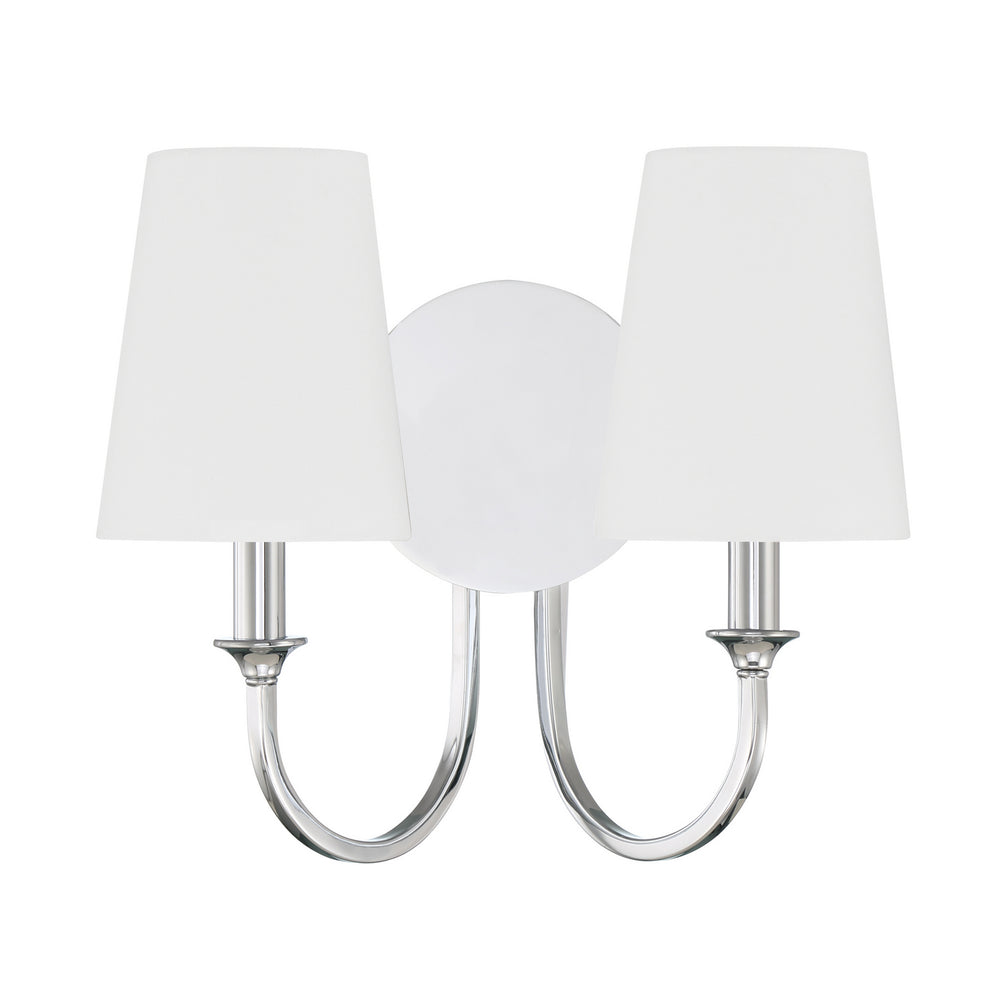 Crystorama - PAY-922-CH - Two Light Wall Sconce - Payton - Polished Chrome