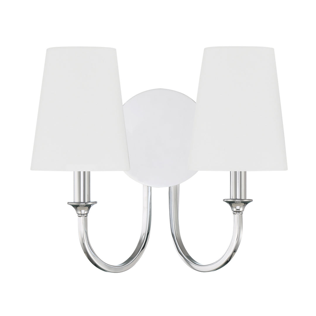 Crystorama - PAY-922-CH - Two Light Wall Sconce - Payton - Polished Chrome
