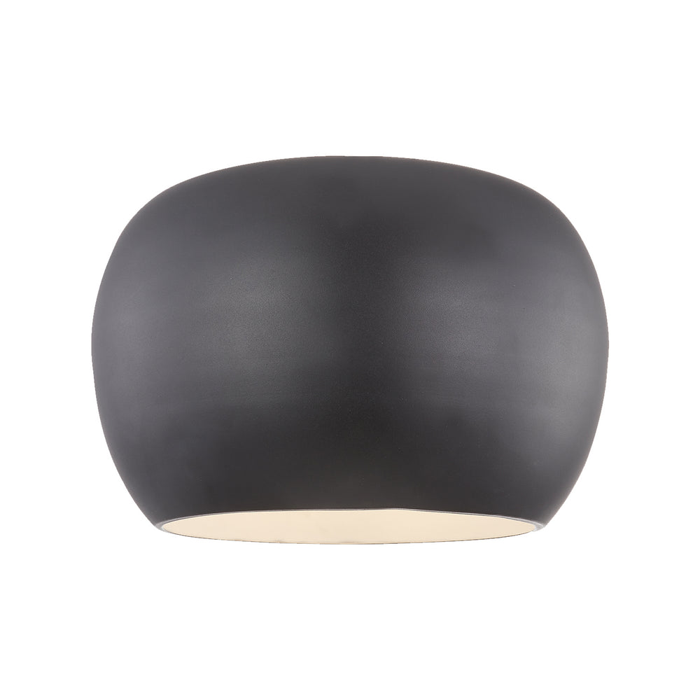 Kuzco Canada - FM44614-BK/WH - LED Flush Mount - Croft - Black/White