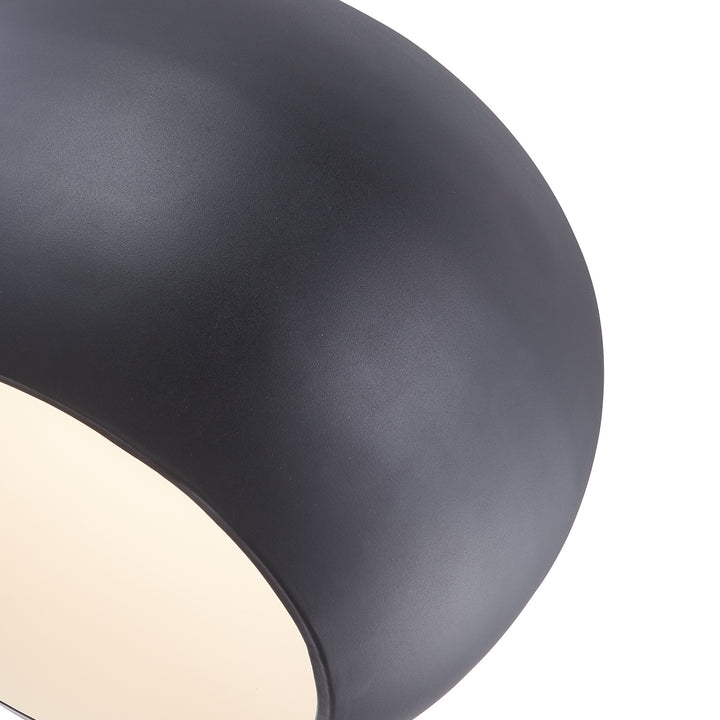 Kuzco Canada - FM44614-BK/WH - LED Flush Mount - Croft - Black/White