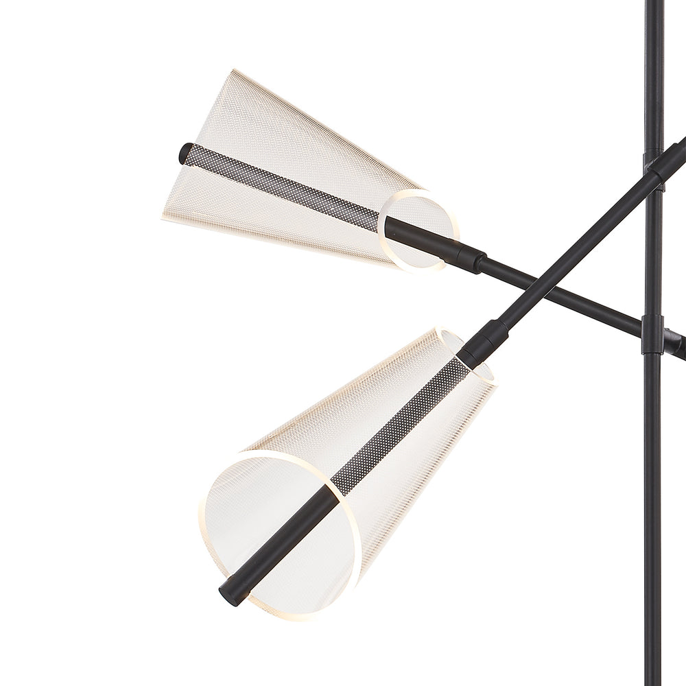 Kuzco Canada - CH62737-BK/LG - LED Chandelier - Mulberry - Black/Light Guide