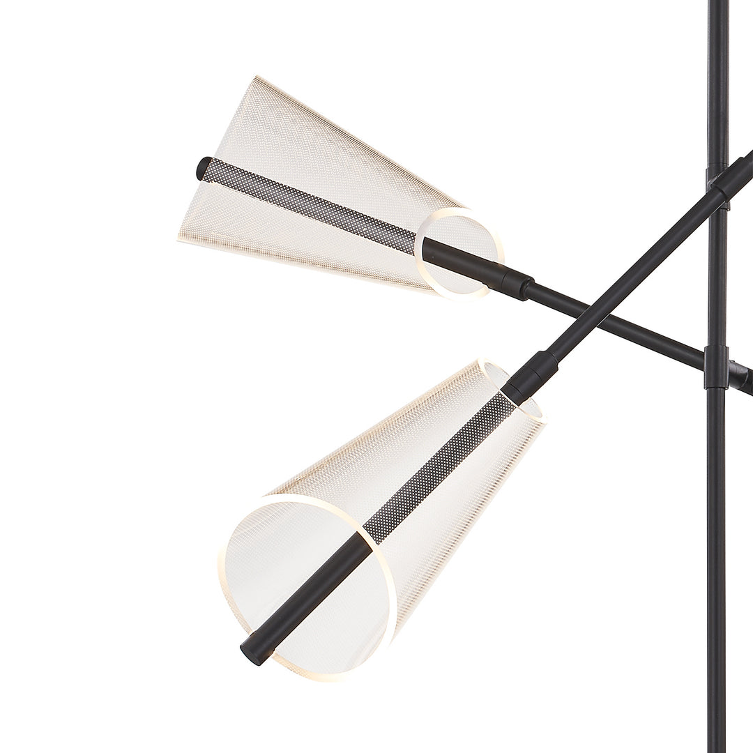 Kuzco Canada - CH62737-BK/LG - LED Chandelier - Mulberry - Black/Light Guide