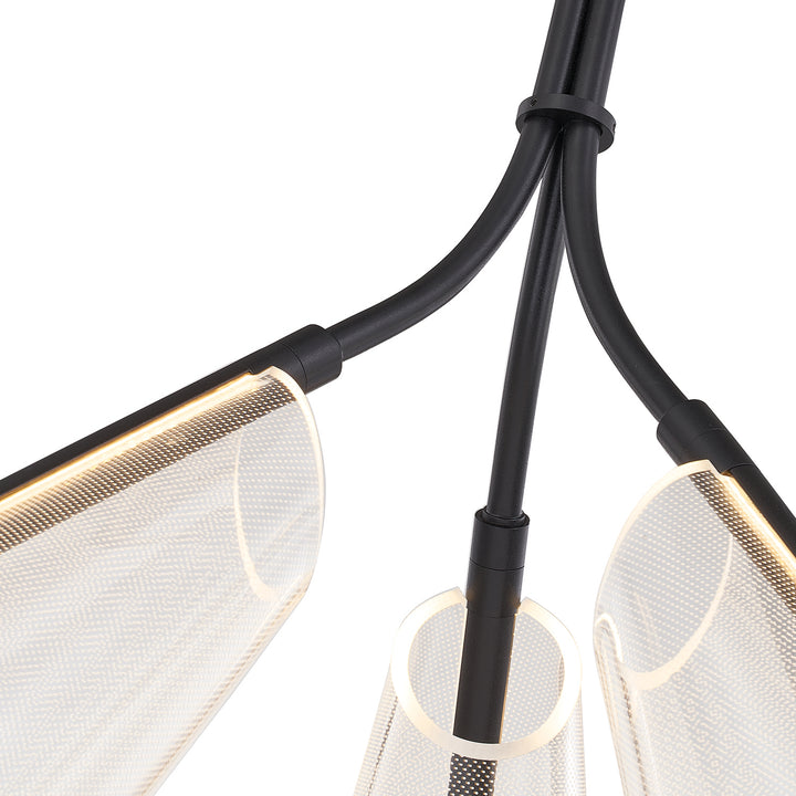 Kuzco Canada - PD62622-BK/LG - LED Pendant - Mulberry - Black/Light Guide