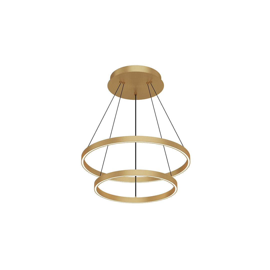 Kuzco Canada - CH87224-BG - LED Chandelier - Cerchio - Brushed Gold