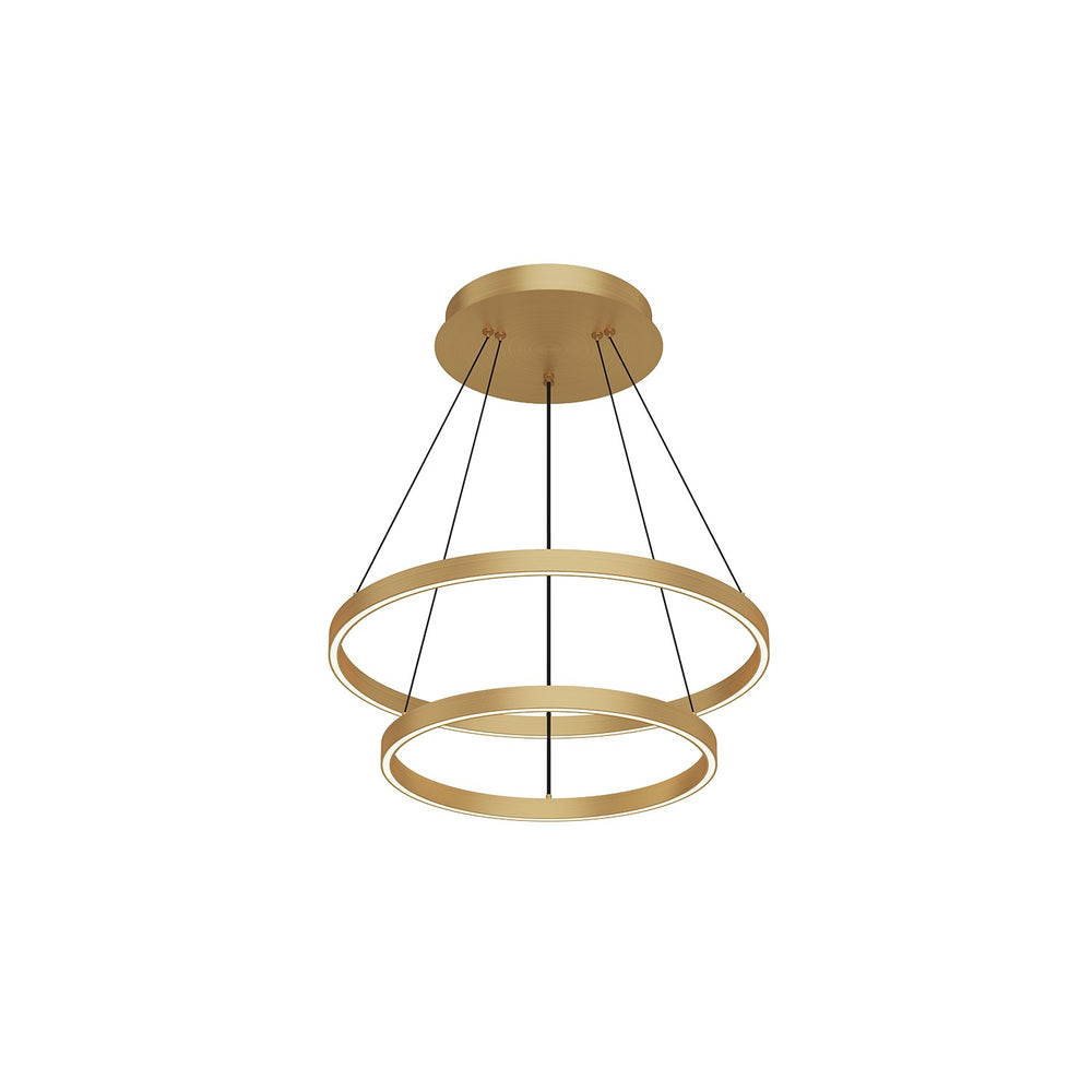 Kuzco Canada - CH87824-BG - LED Chandelier - Cerchio - Brushed Gold