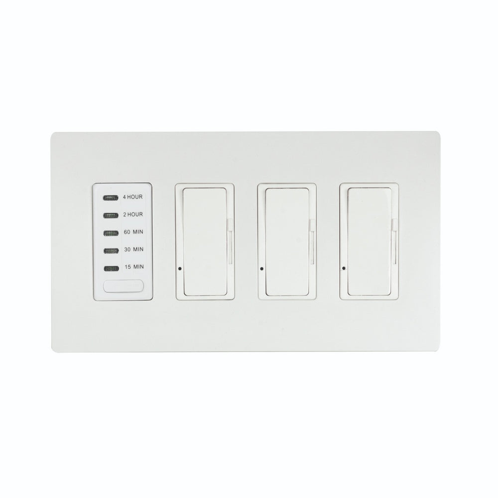 Eurofase Canada - EFSWTD3 - 3 Dimmer And 1 Timer For Use With Control Boxes - White