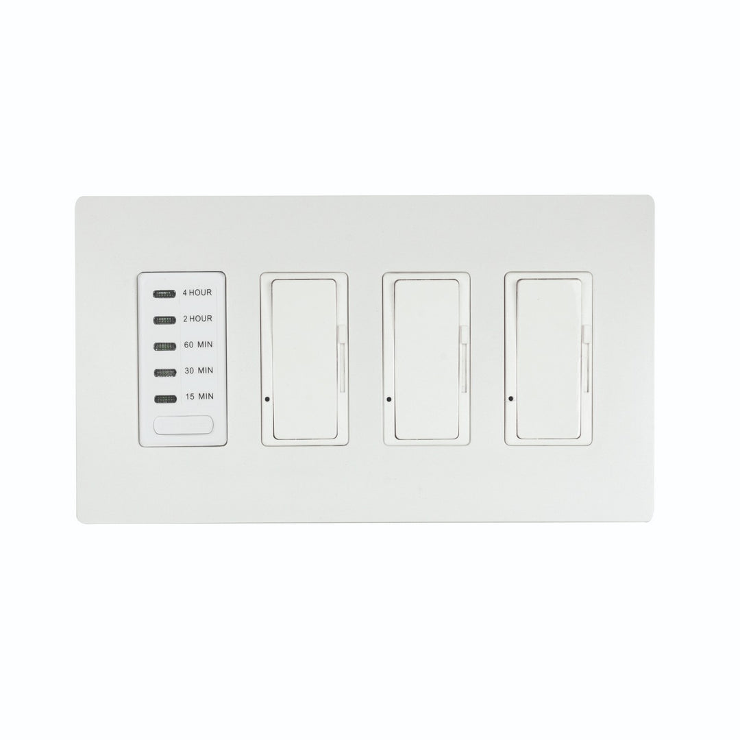 Eurofase Canada - EFSWTD3 - 3 Dimmer And 1 Timer For Use With Control Boxes - White