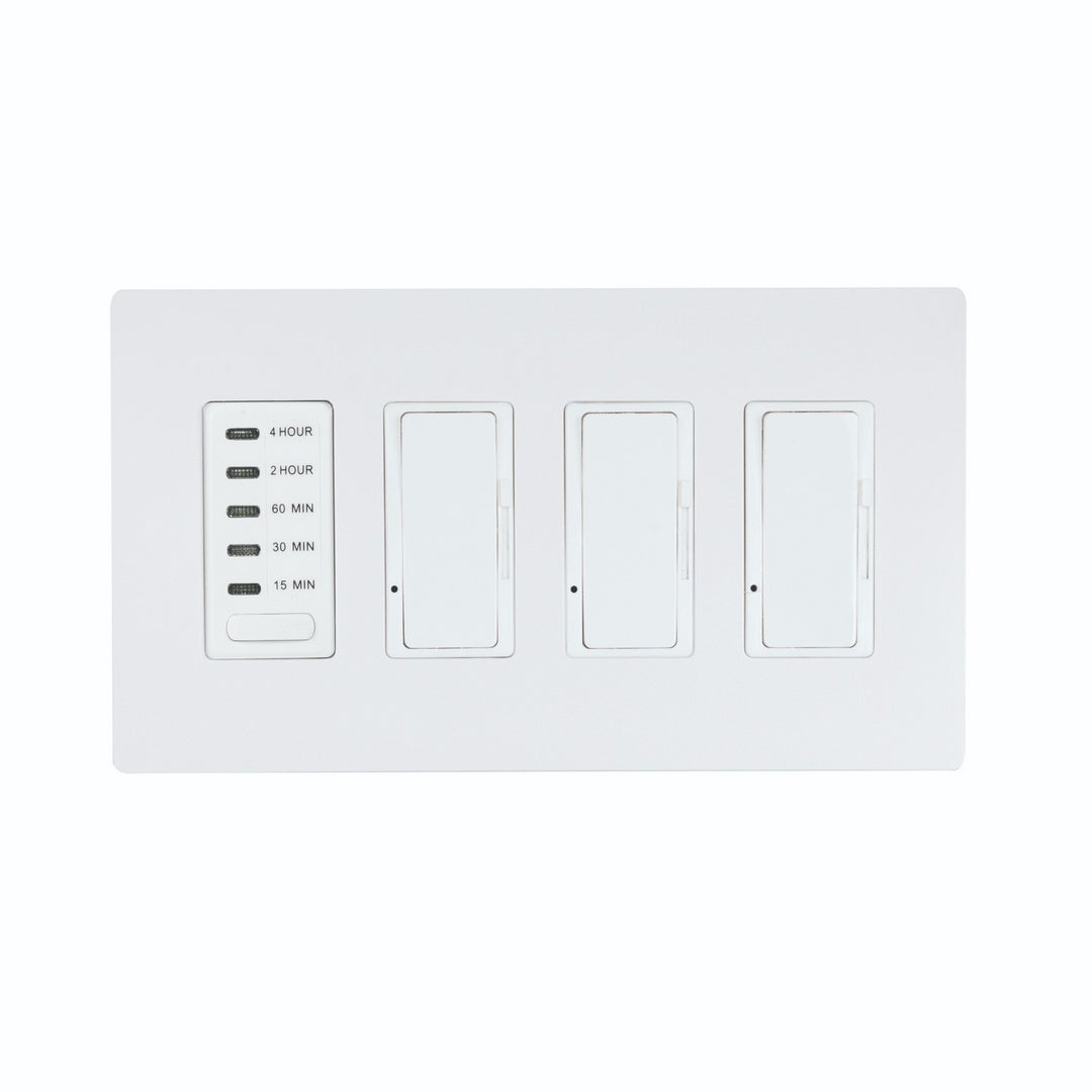 Eurofase Canada - EFSWTD3 - 3 Dimmer And 1 Timer For Use With Control Boxes - White
