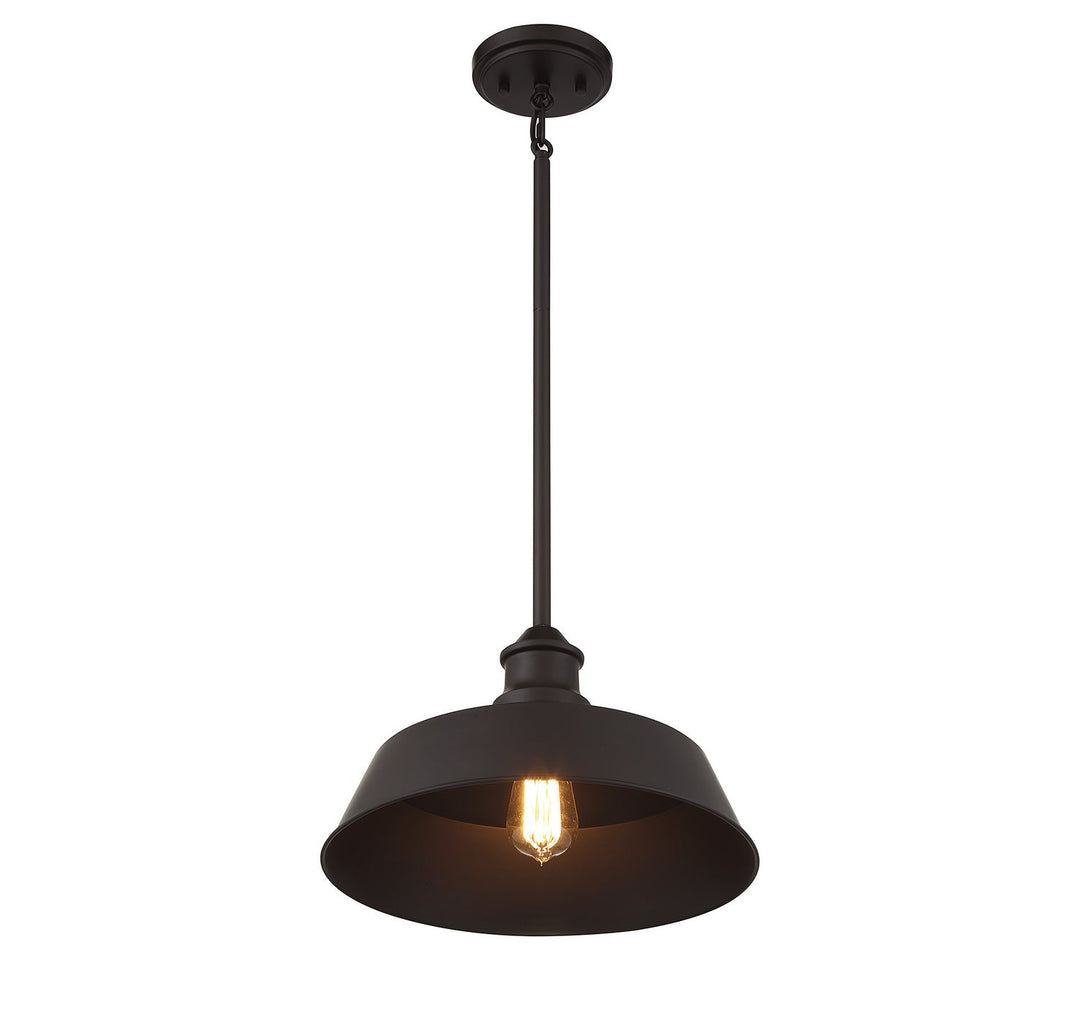 Meridian - M7021ORB - One Light Pendant - Oil Rubbed Bronze