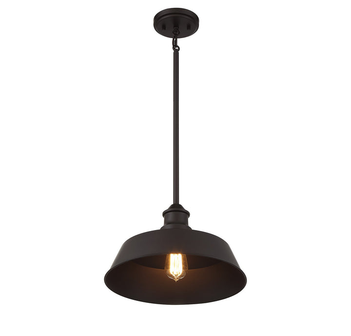 Meridian - M7021ORB - One Light Pendant - Oil Rubbed Bronze