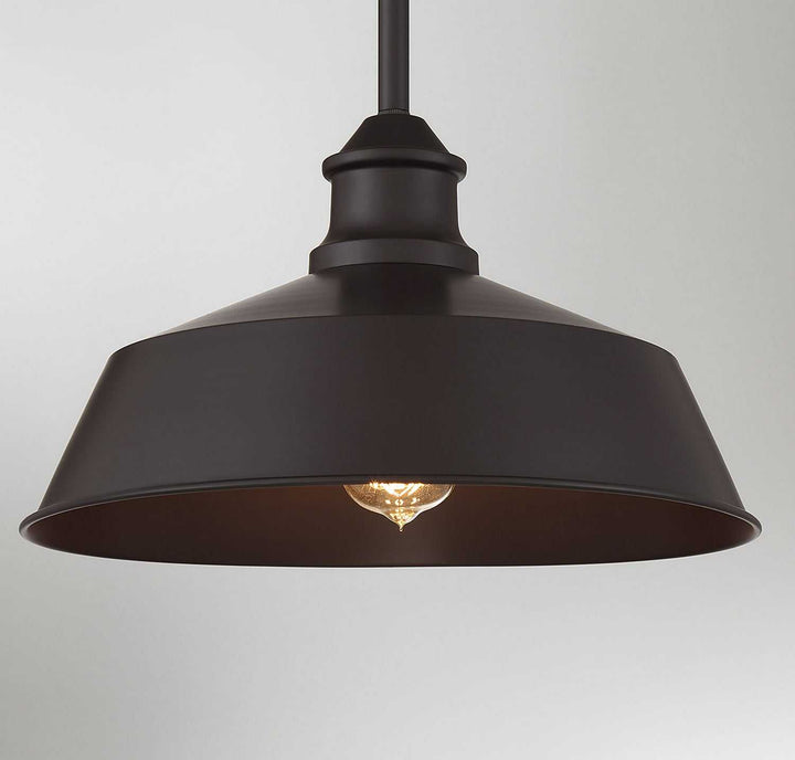 Meridian - M7021ORB - One Light Pendant - Oil Rubbed Bronze
