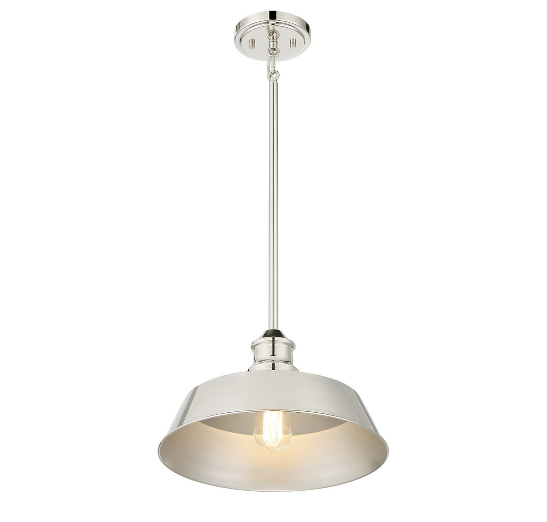 Meridian - M7021PN - One Light Pendant - Polished Nickel