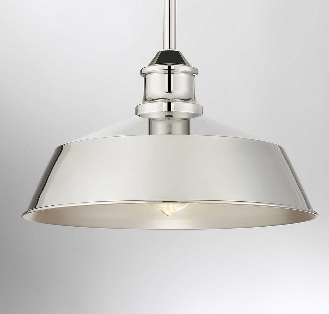 Meridian - M7021PN - One Light Pendant - Polished Nickel