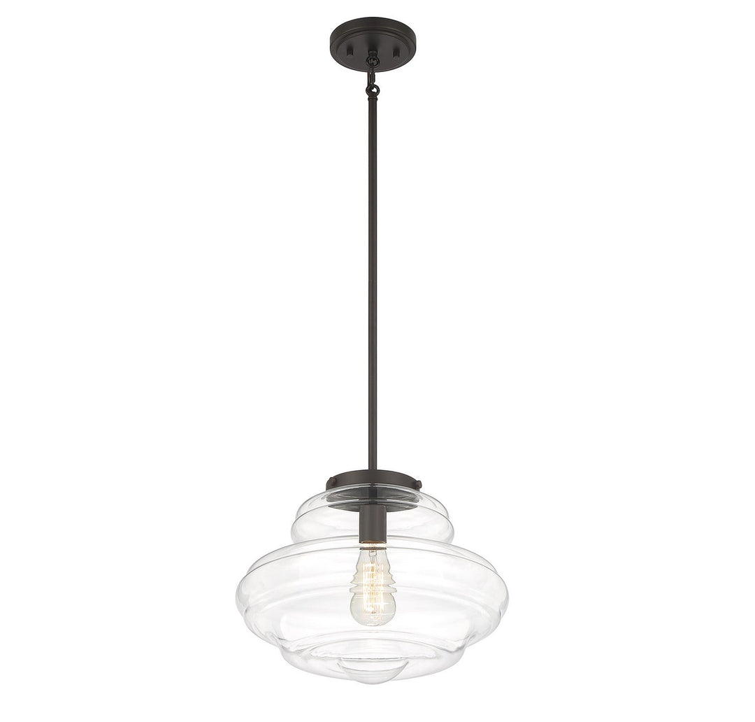 Meridian - M7022ORB - One Light Pendant - Oil Rubbed Bronze