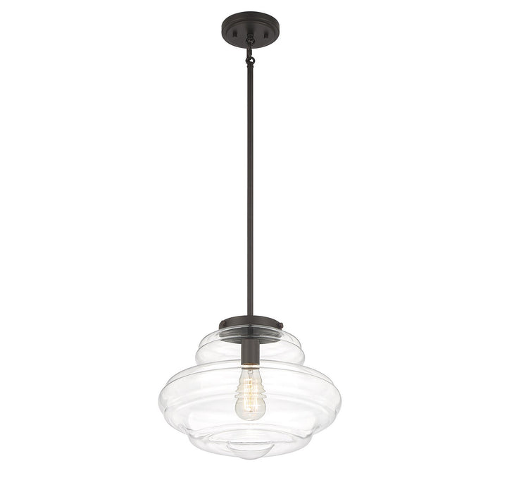 Meridian - M7022ORB - One Light Pendant - Oil Rubbed Bronze