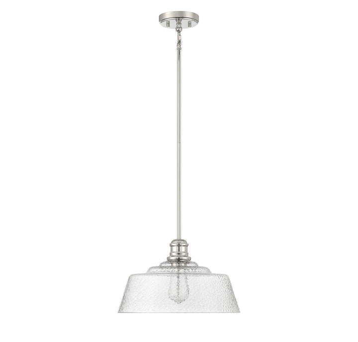 Meridian - M7023PN - One Light Pendant - Polished Nickel