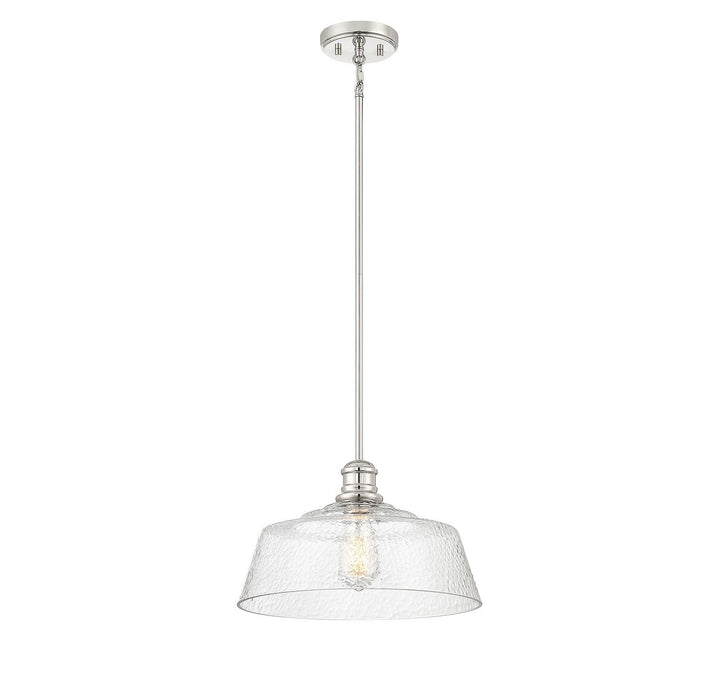 Meridian - M7023PN - One Light Pendant - Polished Nickel