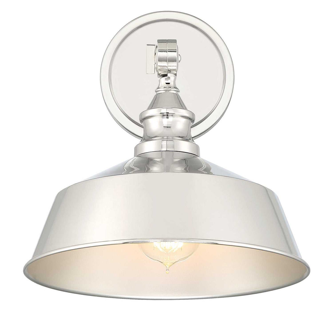 Meridian - M90090PN - One Light Wall Sconce - Polished Nickel
