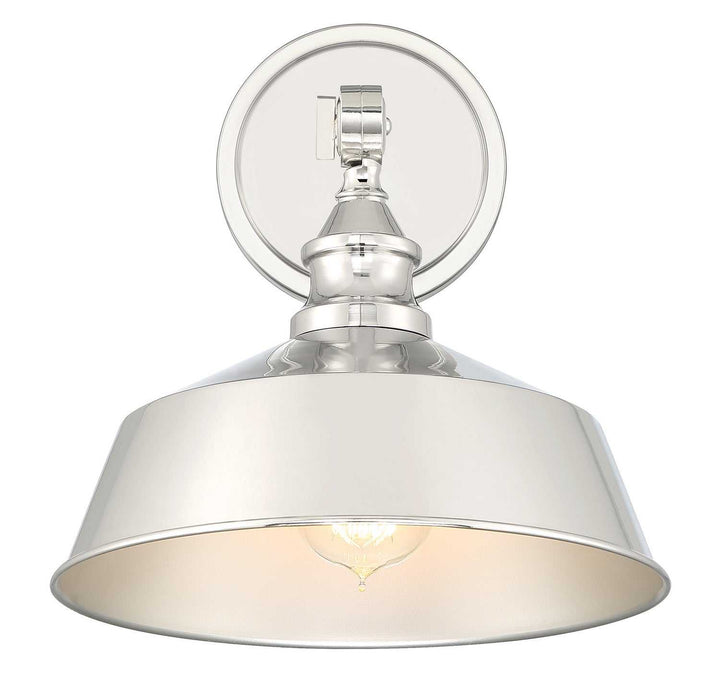 Meridian - M90090PN - One Light Wall Sconce - Polished Nickel