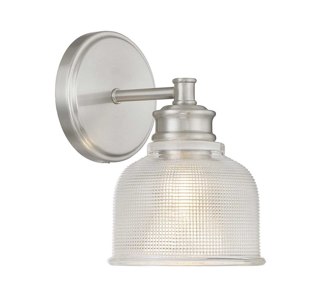 Meridian - M90093BN - One Light Wall Sconce - Brushed Nickel