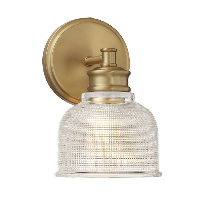 Meridian - M90093NB - One Light Wall Sconce - Natural Brass