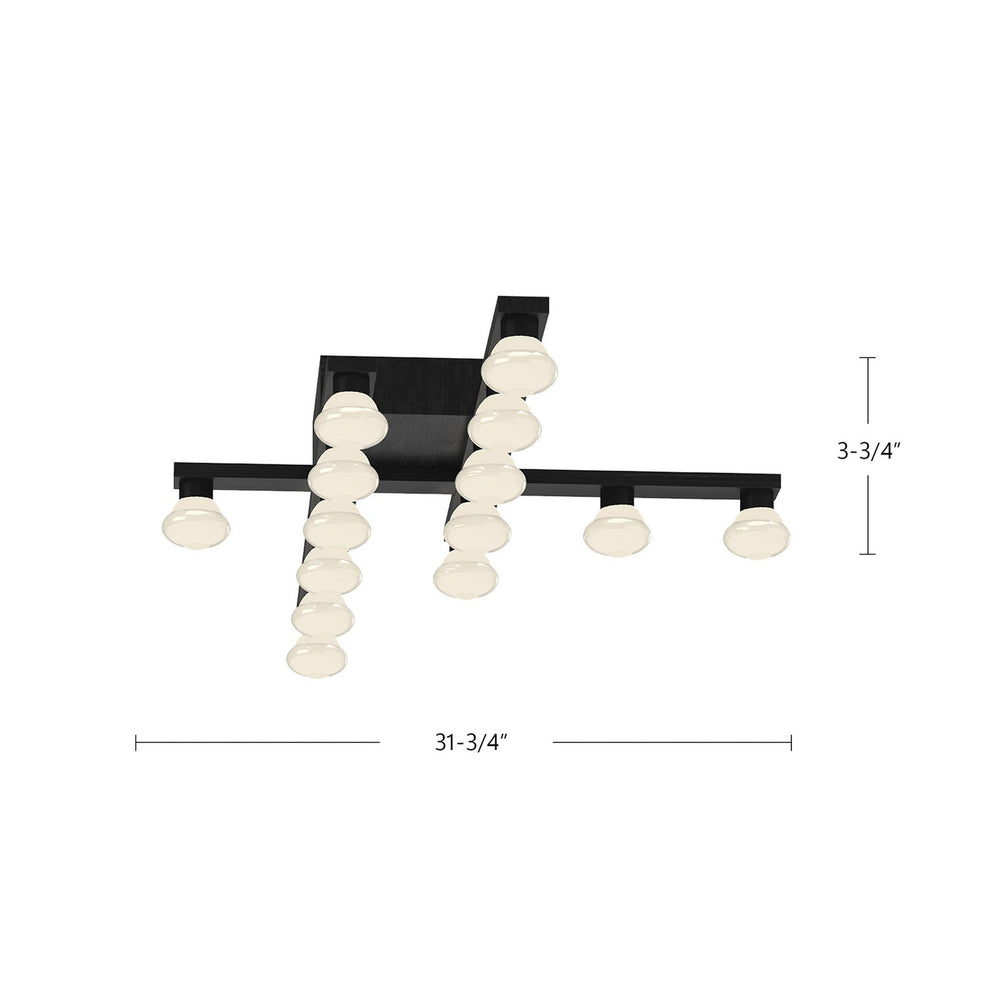 Kuzco Canada - FM63432-BK - LED Wall Sconce - Rezz - Black