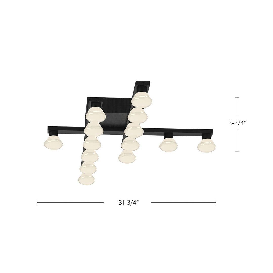 Kuzco Canada - FM63432-BK - LED Wall Sconce - Rezz - Black