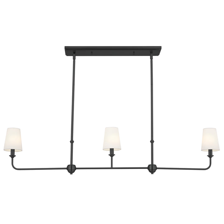 Kichler Canada - 52519BK - Three Light Linear Chandelier - Pallas - Black