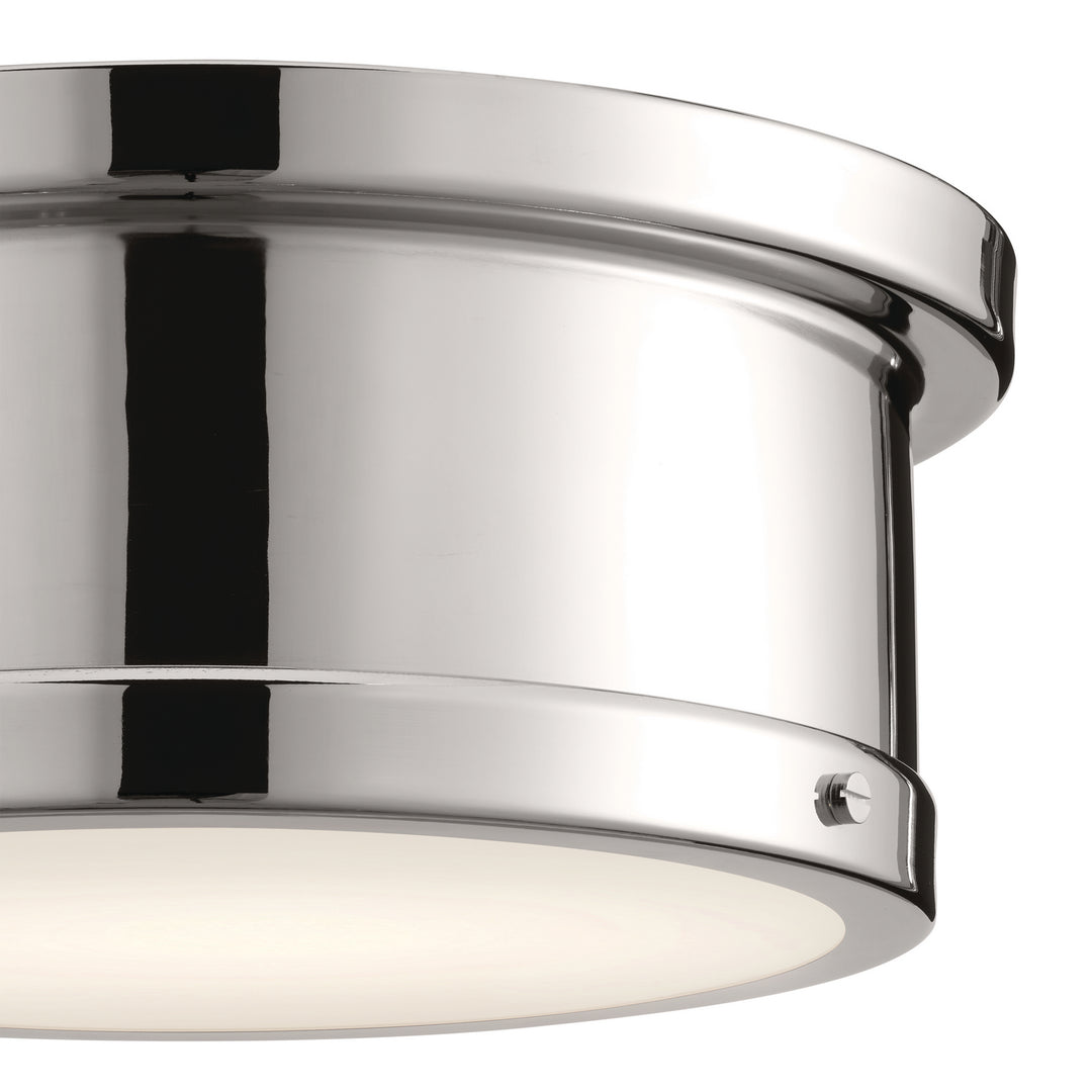 Kichler Canada - 52540PN - Two Light Flush Mount - Serca - Polished Nickel