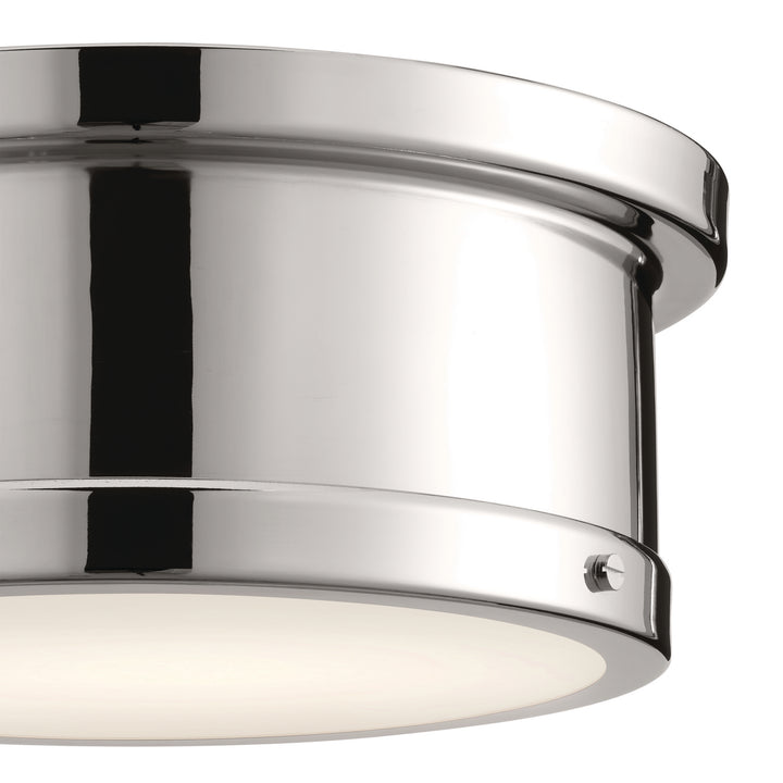Kichler Canada - 52540PN - Two Light Flush Mount - Serca - Polished Nickel