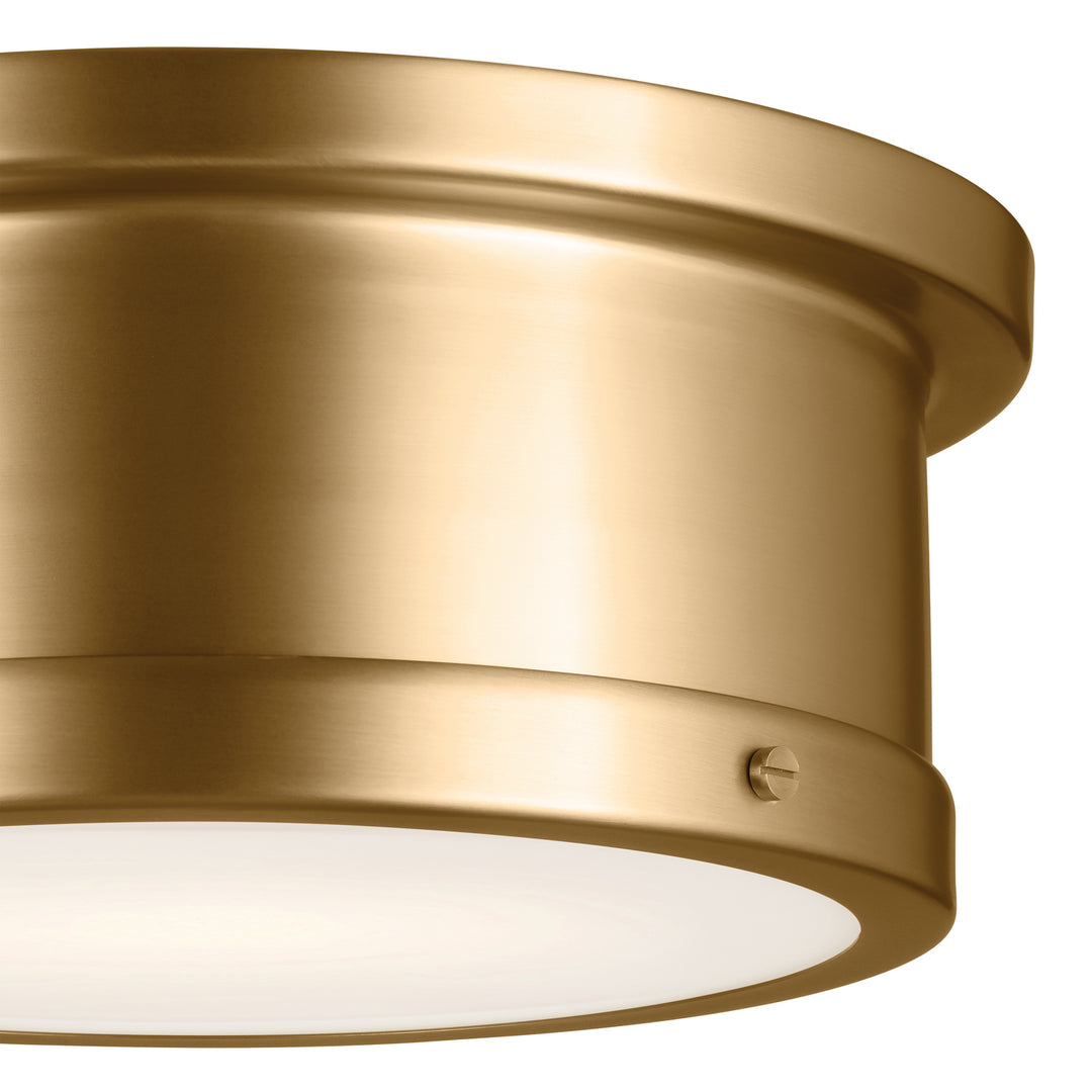 Kichler Canada - 52540BNB - Two Light Flush Mount - Serca - Brushed Natural Brass