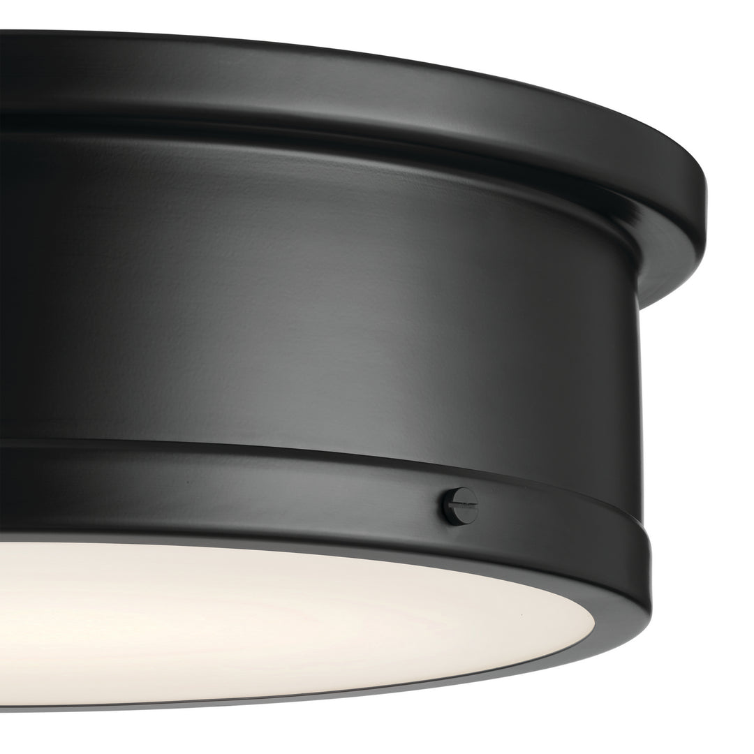 Kichler Canada - 52541BK - Three Light Flush Mount - Serca - Black