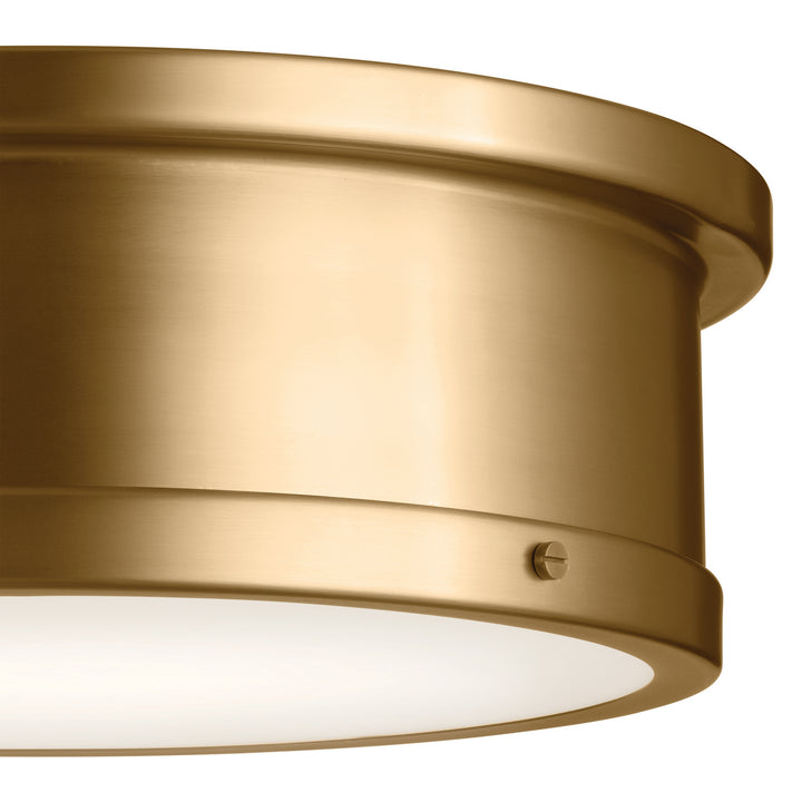 Kichler Canada - 52541BNB - Three Light Flush Mount - Serca - Brushed Natural Brass