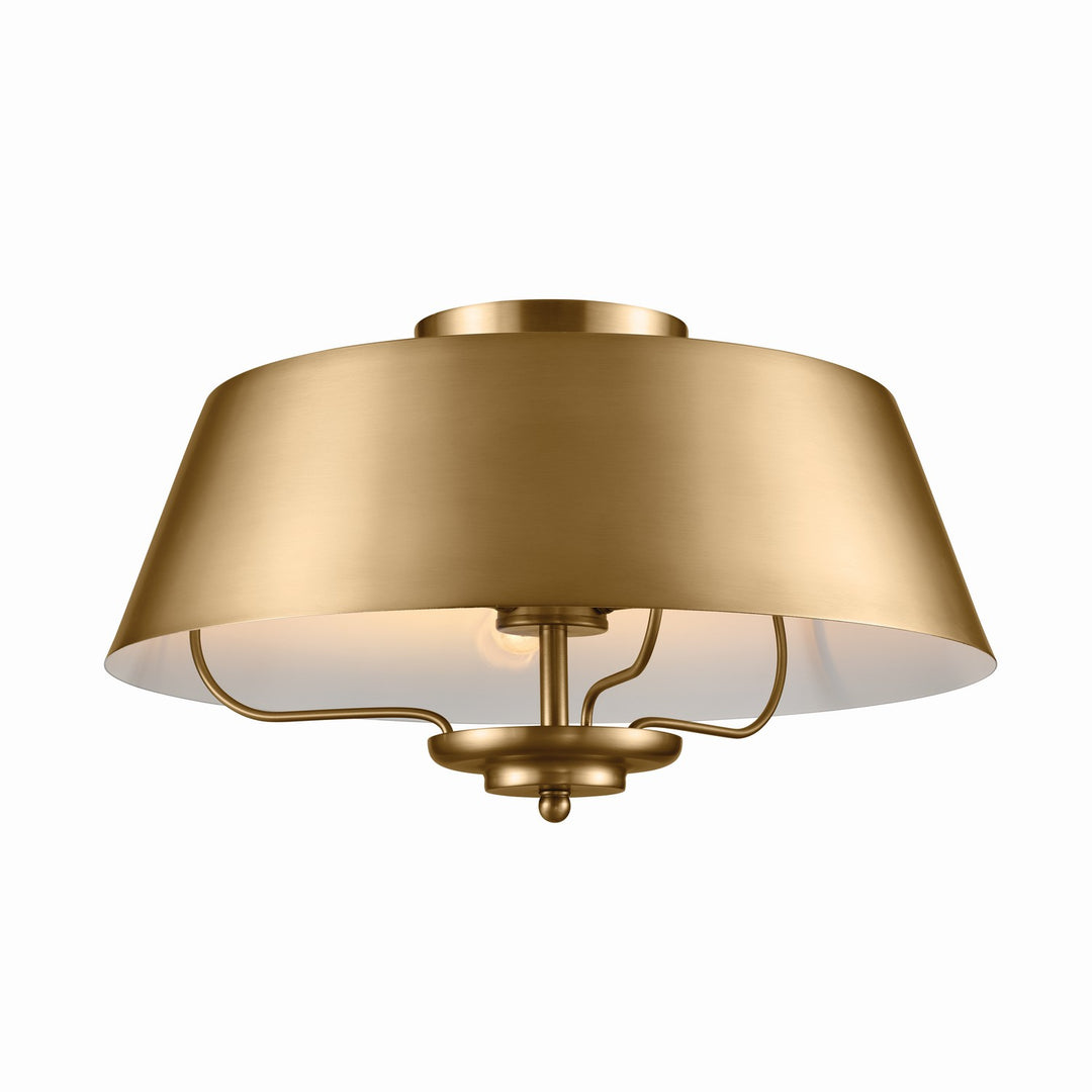 Kichler Canada - 52542BNB - Three Light Pendant/Semi Flush - Luella - Brushed Natural Brass