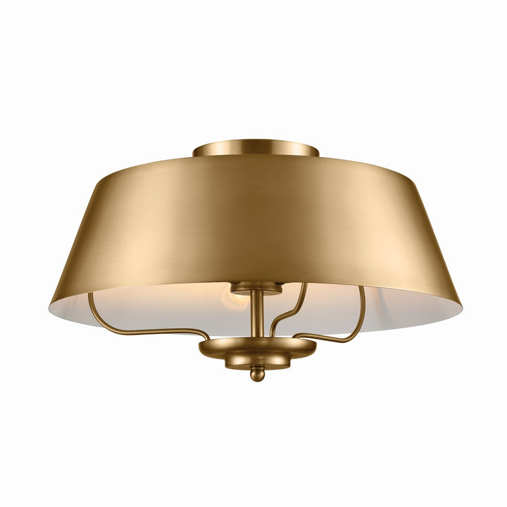 Kichler Canada - 52542BNB - Three Light Pendant/Semi Flush - Luella - Brushed Natural Brass