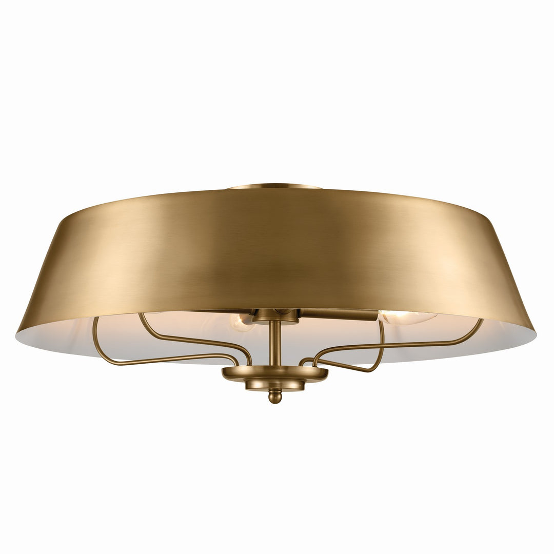 Kichler Canada - 52543BNB - Four Light Pendant/Semi Flush - Luella - Brushed Natural Brass