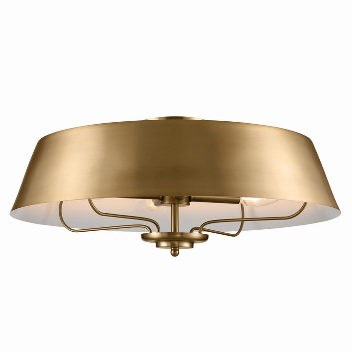 Kichler Canada - 52543BNB - Four Light Pendant/Semi Flush - Luella - Brushed Natural Brass