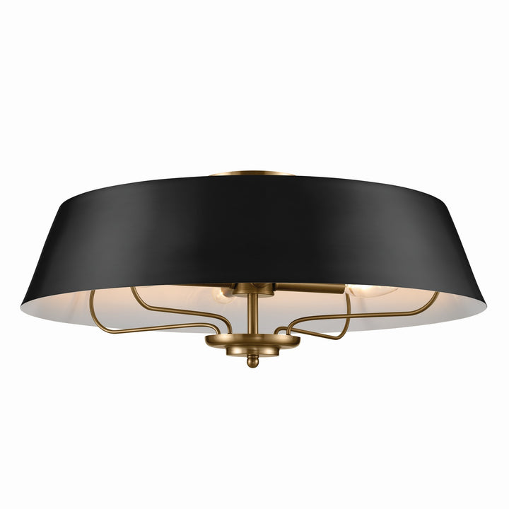 Kichler Canada - 52543BK - Four Light Pendant/Semi Flush - Luella - Black