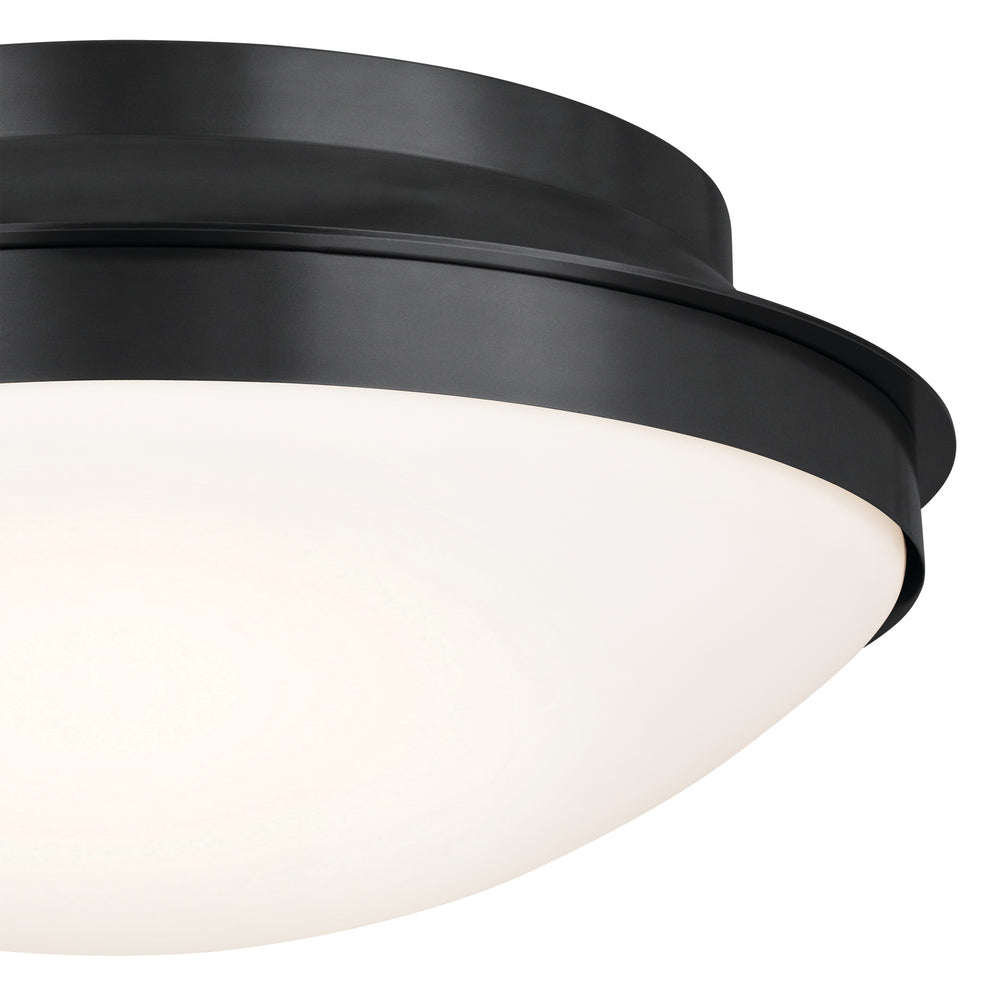 Kichler Canada - 52545BK - Three Light Flush Mount - Bretta - Black