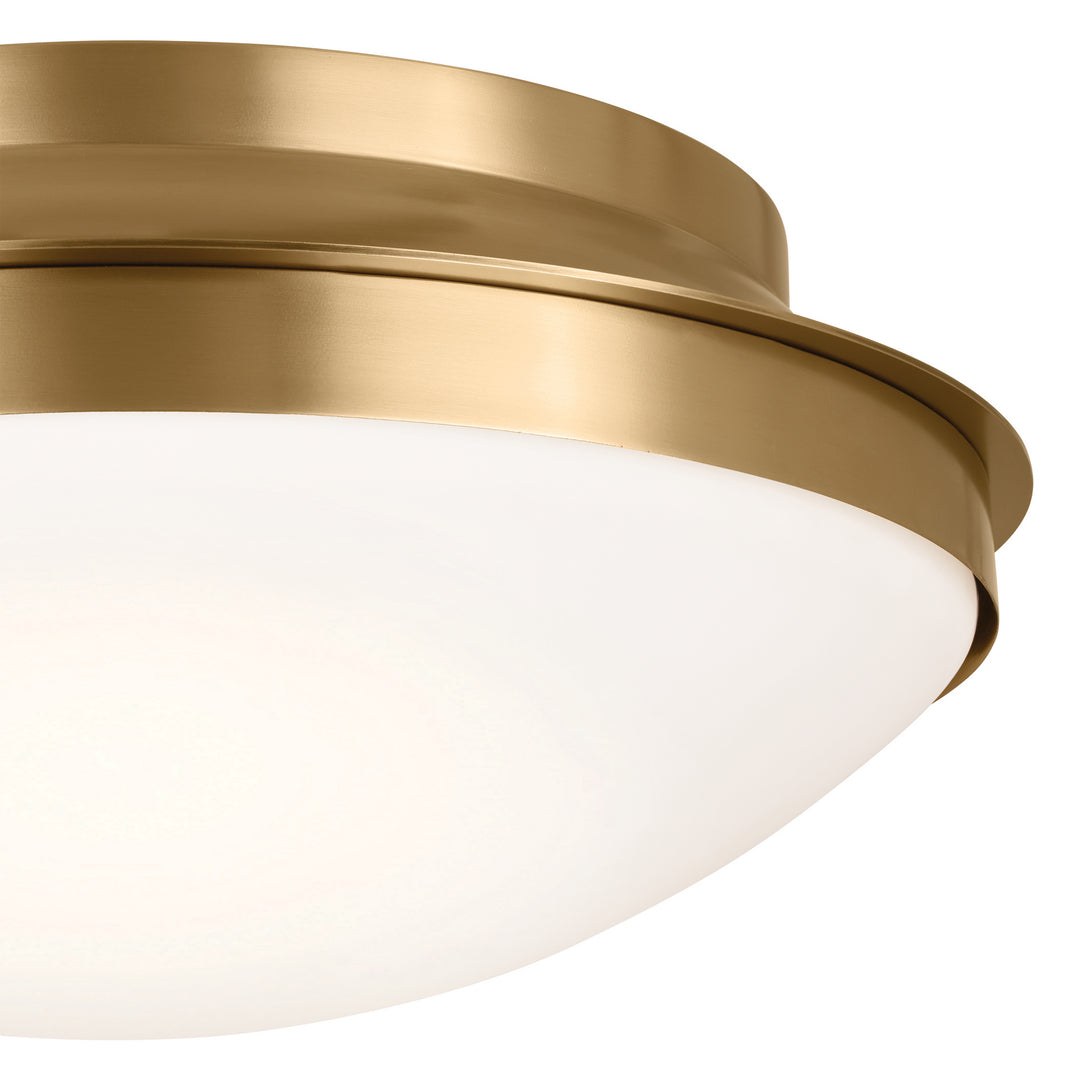 Kichler Canada - 52545BNB - Three Light Flush Mount - Bretta - Brushed Natural Brass