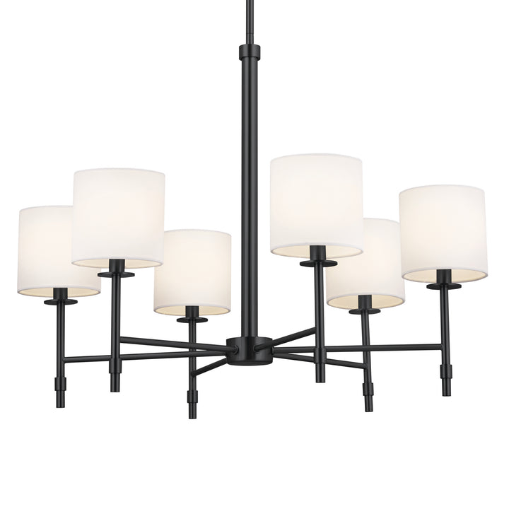 Kichler Canada - 52500BK - Six Light Chandelier - Ali - Black