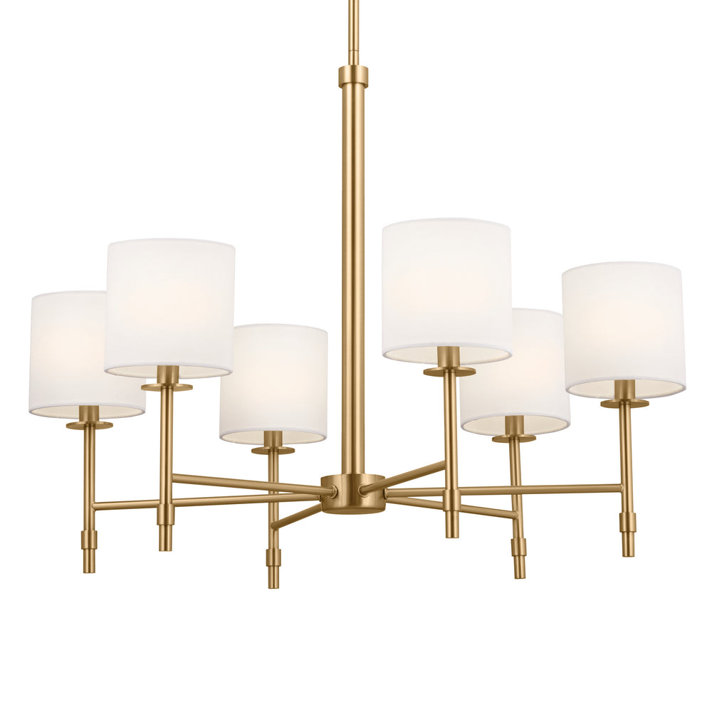 Kichler Canada - 52500BNB - Six Light Chandelier - Ali - Brushed Natural Brass