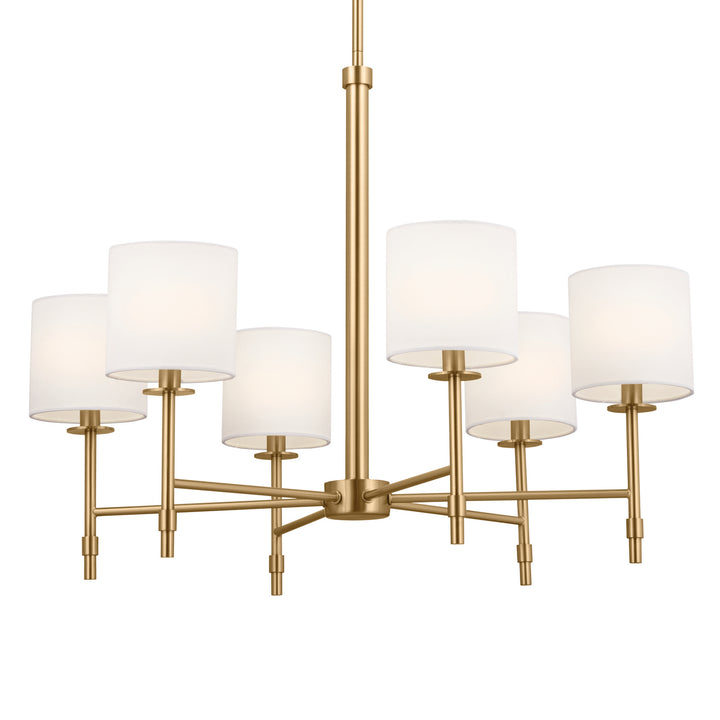 Kichler Canada - 52500BNB - Six Light Chandelier - Ali - Brushed Natural Brass